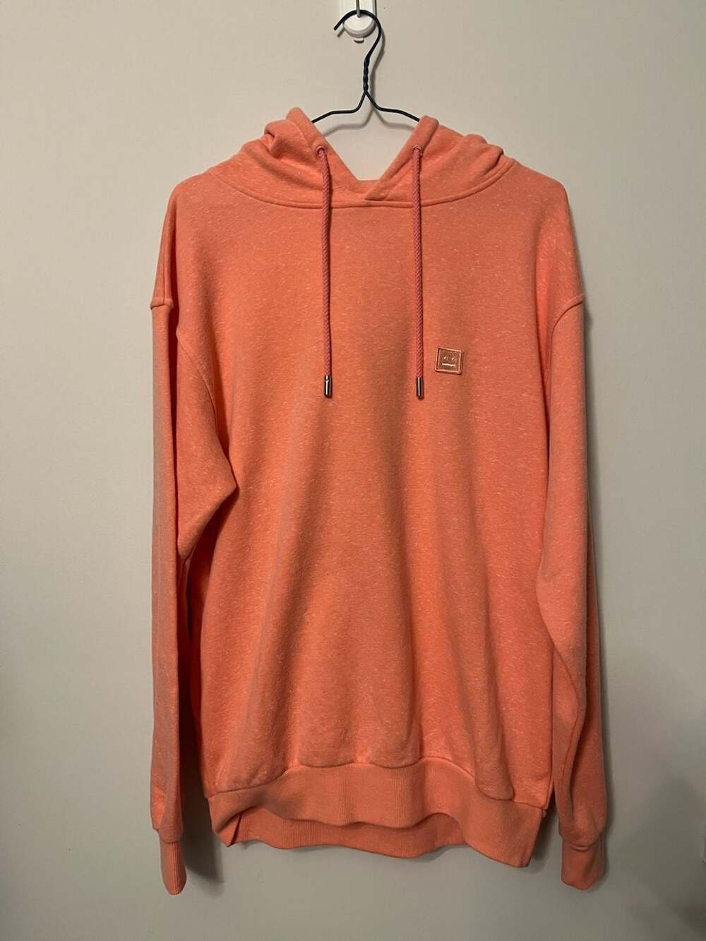 ACNE STUDIOS PINK OVERSIZED HOODIE